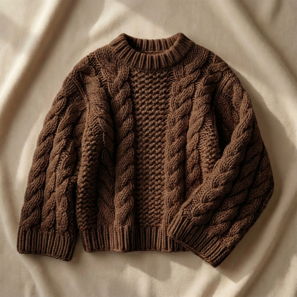 Le Pull Oversize – Étreinte d’Hiver